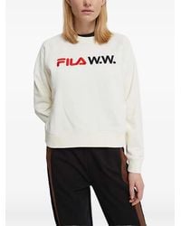 Fila - Chest Logo Crew Neck Sweatshirt - Lyst