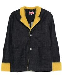 KENZO - Denim Jack Met Contrasterende Afwerking - Lyst