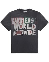 Barriers - Worldwide Graphic-Print T-Shirt - Lyst