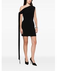Solace London - Gardner One-Shoulder Draped Mini Dress - Lyst