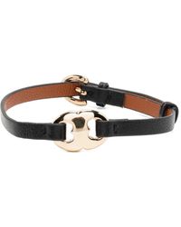 Tory Burch - Gemini Leather Bracelet - Lyst