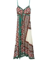 La DoubleJ - Turn Around Floral-Print Maxi Dress - Lyst