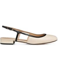 Geox - Virnilisa B Slingback Contrast-Trim Ballet Flats - Lyst