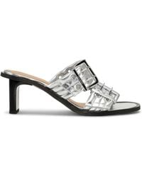 Ganni - Mules Con Fibbia - Lyst
