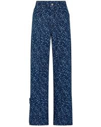Rabanne - Jeans Con Stampa - Lyst
