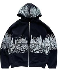Warren Lotas - Kingdom Castle Zip-Up Hoodie - Lyst