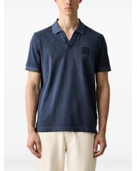 Joop! - Logo-Patch V-Neck T-Shirt - Lyst