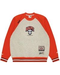 Aape By A Bathing Ape - Moonface Patch-Embellishments Sweatshirt - Lyst
