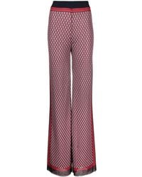 Balmain - Pb Monogram-Print Knitted Trousers - Lyst