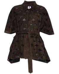 S.W.O.R.D - Belted Suede Jacket - Lyst