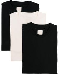 Emporio Armani - Pack de tres camisetas con parche del logo - Lyst