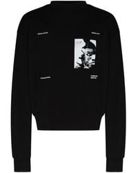 HELIOT EMIL - Graphic-Print Crew-Neck Sweatshirt - Lyst