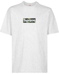 Supreme - Box Logo Cotton T-shirt - Lyst