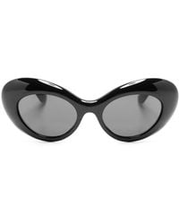 Versace - La Medusa Oval-Frame Sunglasses - Lyst
