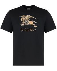 Burberry - T-Shirt À Imprimé Graphique - Lyst
