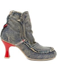 DIESEL - D-Woodstock Ankle Boots - Lyst