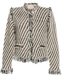 Twinset - Giacca-Camicia Con Frange - Lyst