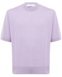 Laneus - Fine-Knit T-Shirt - Lyst