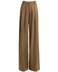 Elie Saab - Pleated Wide-Leg Trousers - Lyst