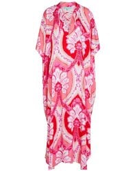 Melissa Odabash - Carlotta Lace-Up Kaftan - Lyst