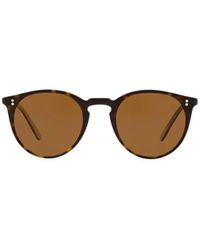 Oliver Peoples - O'Mailley Round-Frame Sunglasses - Lyst