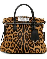 Maison Margiela - 5Ac Mini Leopard Pony Skin Bag - Lyst