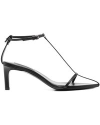 Jil Sander - 80Mm Leather Sandals - Lyst