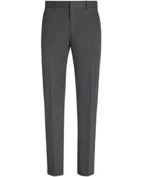 ZEGNA - Tailored Tapered-Leg Trousers - Lyst