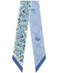 Ferragamo - Ramages Print Silk Mini Bandeau - Lyst
