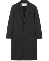 Ami Paris - Single-Breasted Wool Coat - Lyst