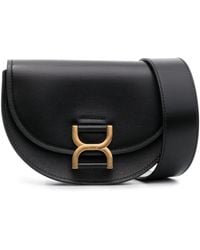 Chloé - Mini Marcie Leather Shoulder Bag - Lyst