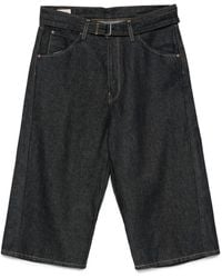 Levi's - Belted Denim Shorts - Lyst