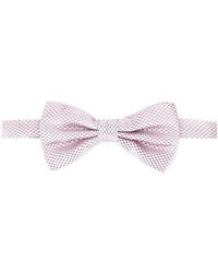 Canali Pajarita con diseño tejido - Rosa