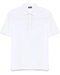 ZEGNA - Cotton Polo Shirt - Lyst