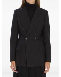 Gucci - Jack Met Krijtstreep En Dubbele Rij Knopen - Lyst