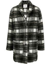 Woolrich - Checked Coat - Lyst