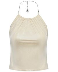 DIESEL - T-Ireni Chain-Link Halter-Neck Top - Lyst