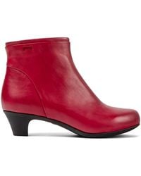 Camper - Round-Toe Leather Boots - Lyst