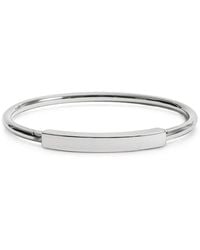 Monica Vinader - Mv Linear Bold Bangle - Lyst