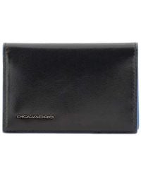 Piquadro - Portemonnaie mit Logo-Schild - Lyst