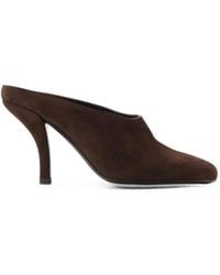 TOTEME - Contour Suede Mules - Lyst