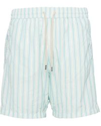 Jacob Cohen - Striped Drawstring Swim Shorts - Lyst