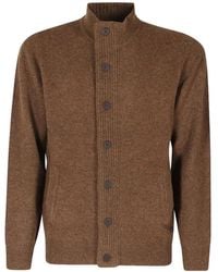 Barbour - Cardigan Essential À Coudières - Lyst