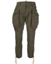 DSquared² - Lace-Up Slim-Fit Trousers - Lyst