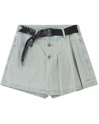 Musium Div. - Pleated Button Shorts - Lyst