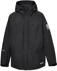 Timberland - Chaqueta Con Capucha Y Parche Del Logo - Lyst
