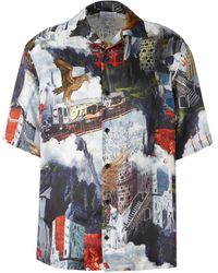 Off-White c/o Virgil Abloh - Camisa estampada de algodón - Lyst