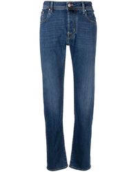 Jacob Cohen - Bandana-detail Slim-cut Jeans - Lyst