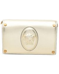 Versace - Mini Tasche Mit Medusa-Detail - Lyst