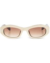 Maison Kitsuné - Oval-Frame Sunglasses - Lyst